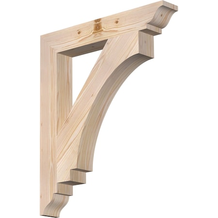 Ekena Millwork Imperial Traditional Smooth Bracket, Douglas Fir, 3 1/2"W x 24"D x 28"H BKT04X24X28IMP01SDF